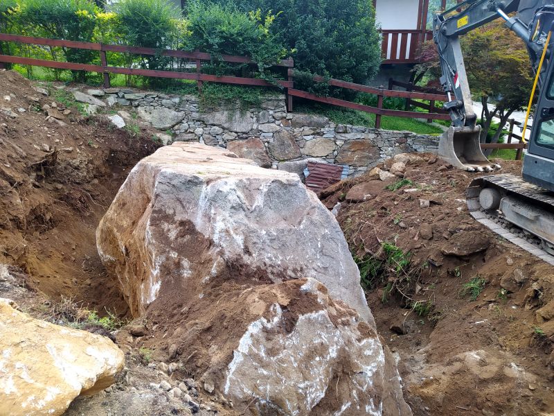 Landscape Boulder Removal